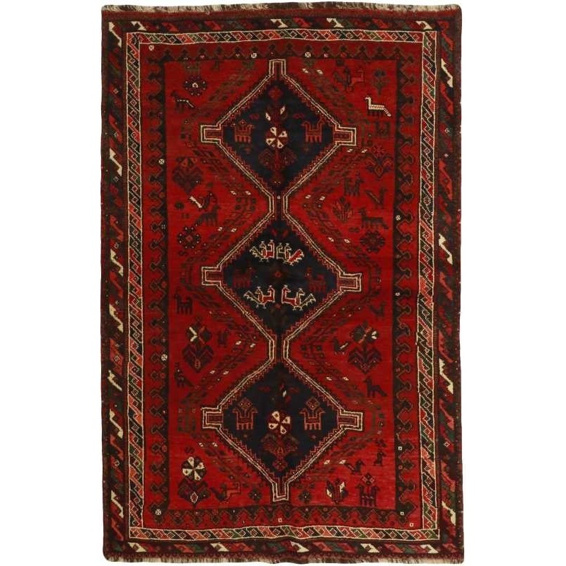 tappeto persia kashghai cm 155x241