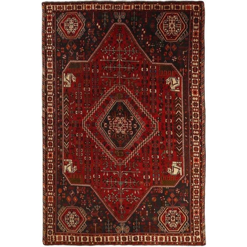 tappeto persia kashghai cm 191x285