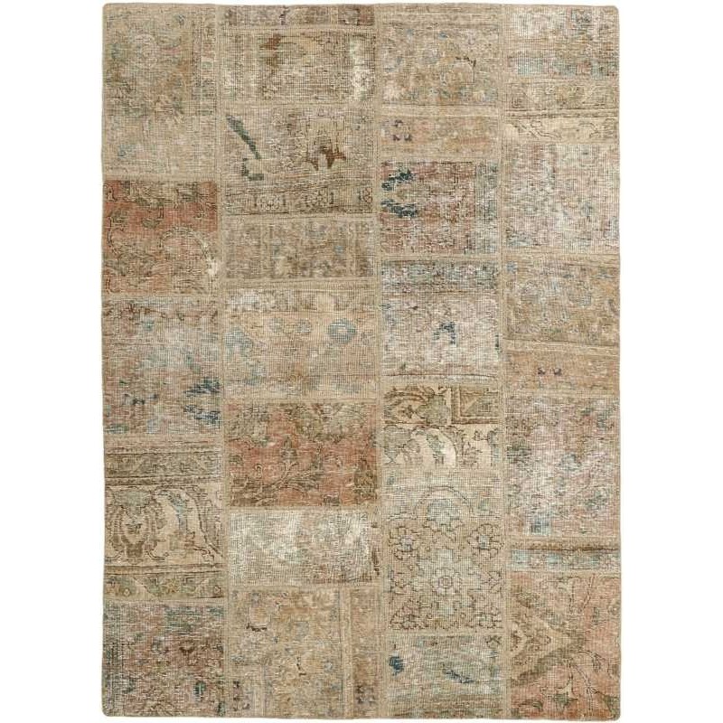 tappeto persia vintage patchwork cm 140x197