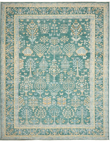 Zigler Fine Pakistan verde mare scuro e grano 279x354