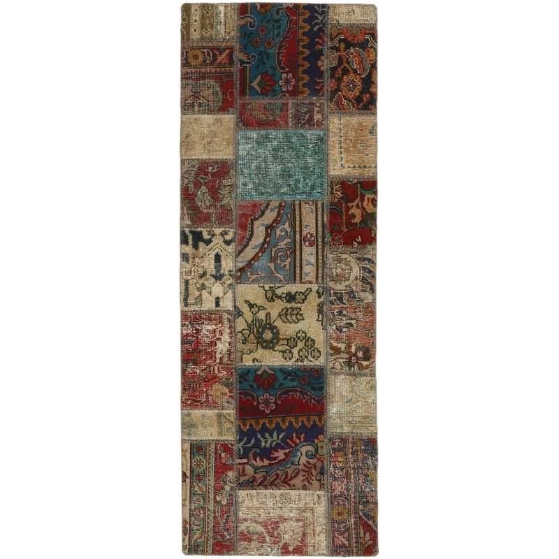 tappeto persia vintage patchwork cm 71x200