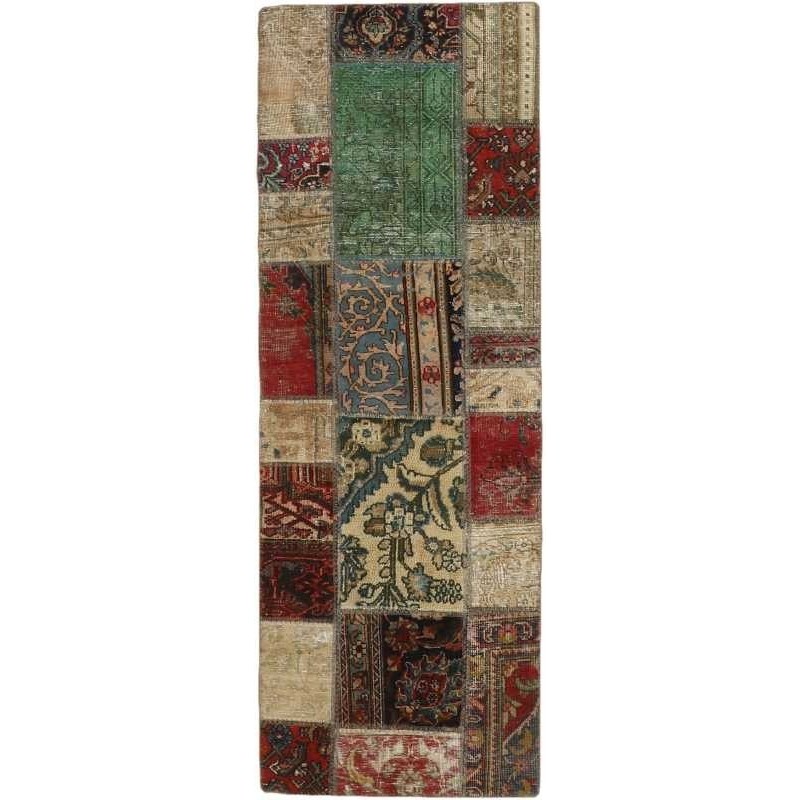 tappeto persia vintage patchwork cm 71x200