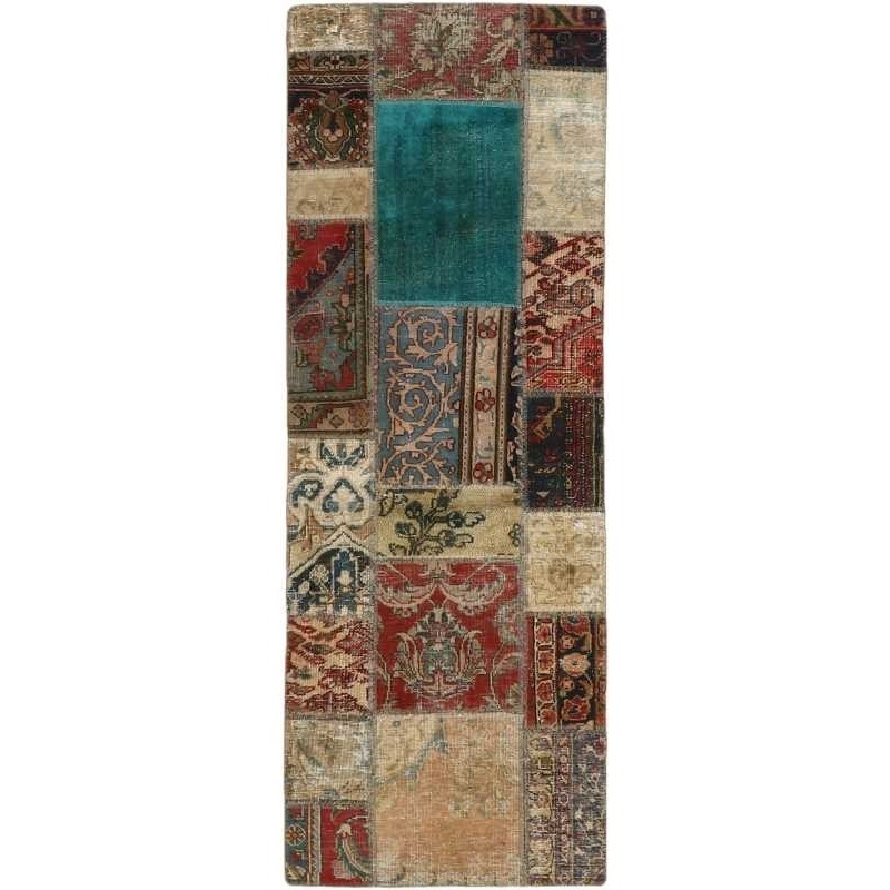 tappeto persia vintage patchwork cm 70x195