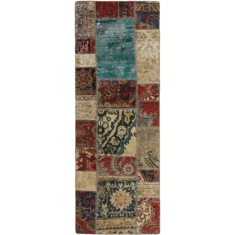 tappeto persia vintage patchwork cm 71x195