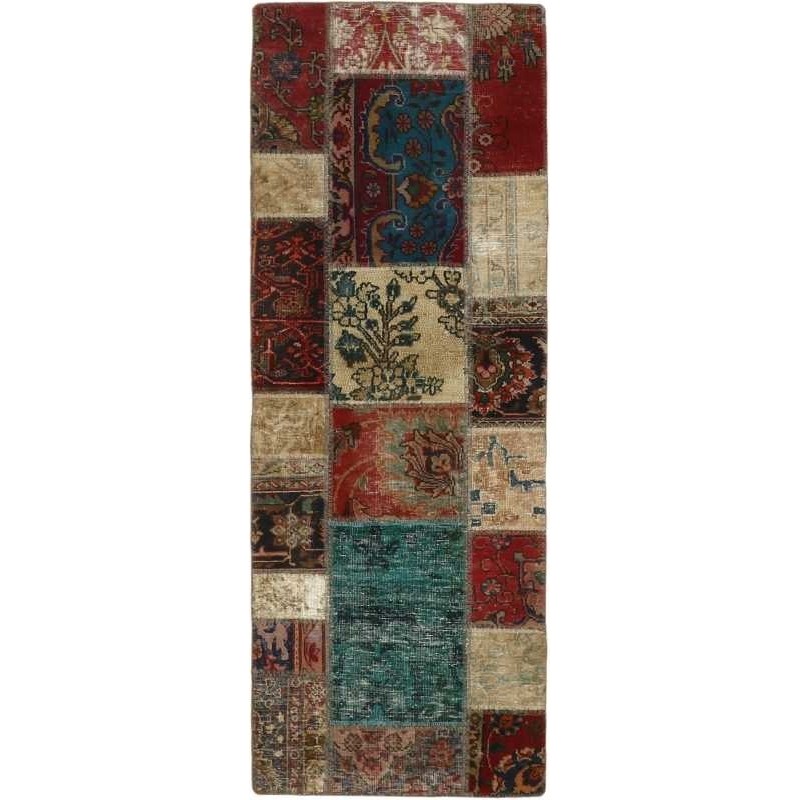 tappeto persia vintage patchwork cm 71x194