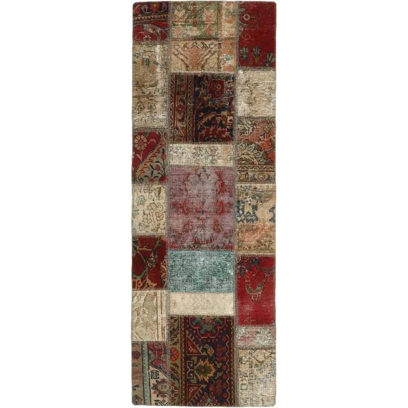 tappeto persia vintage patchwork cm 71x199