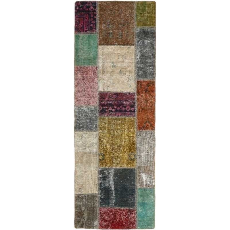 tappeto persia vintage patchwork cm 71x200