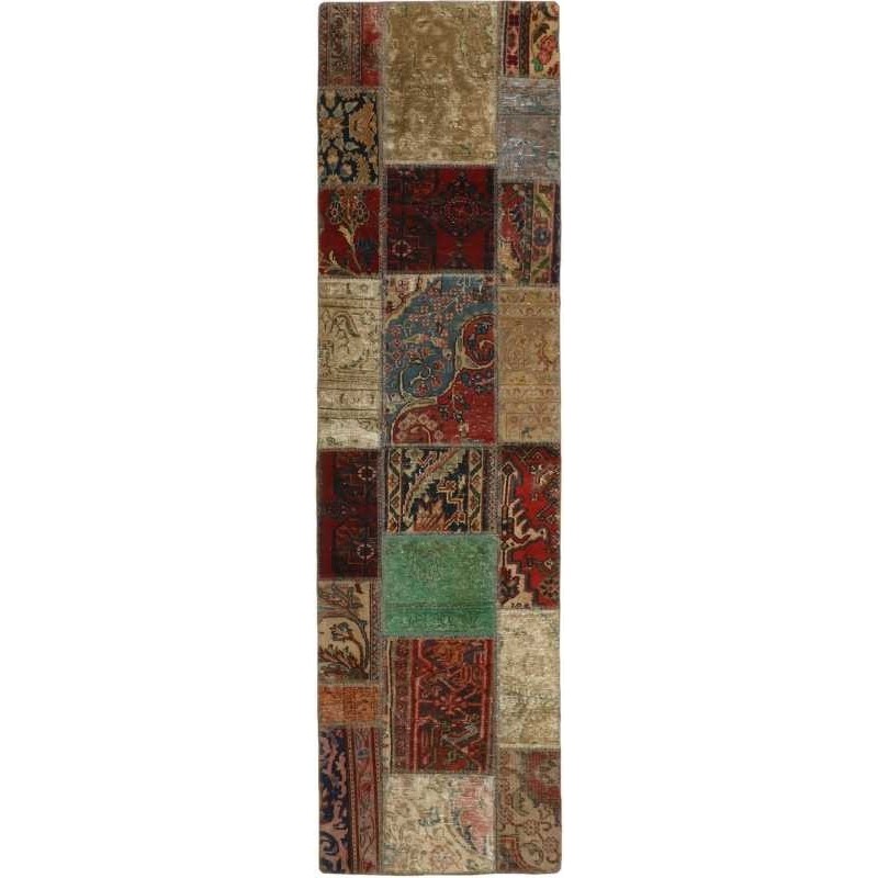tappeto persia vintage patchwork cm 70x255