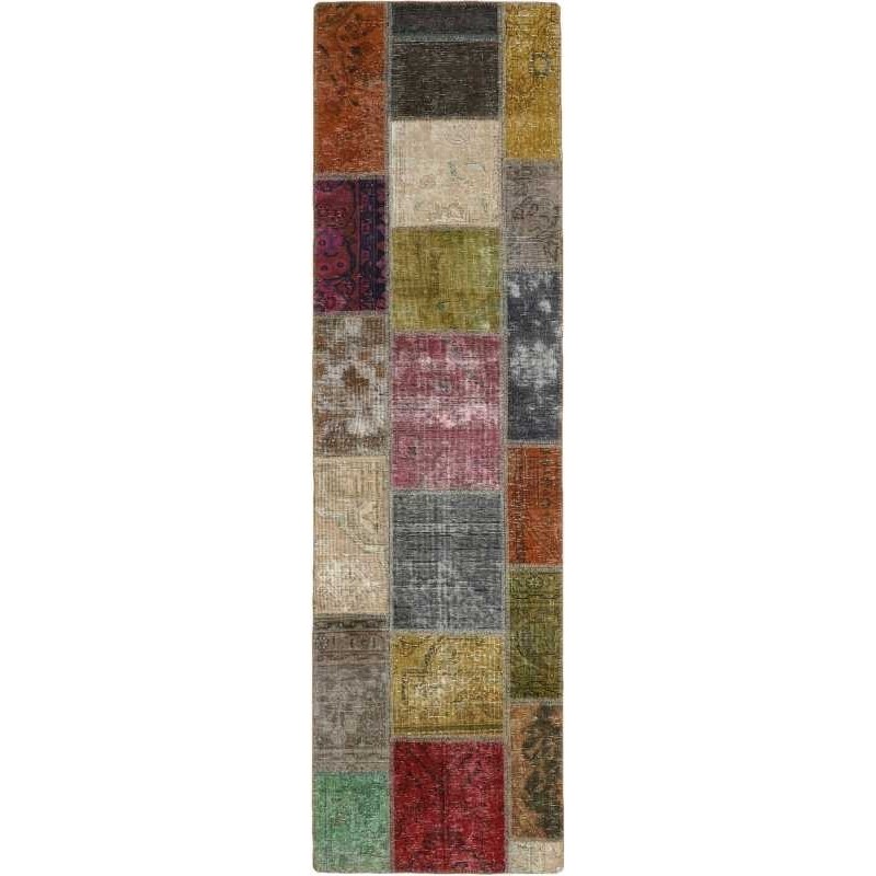 tappeto persia vintage patchwork cm 70x248