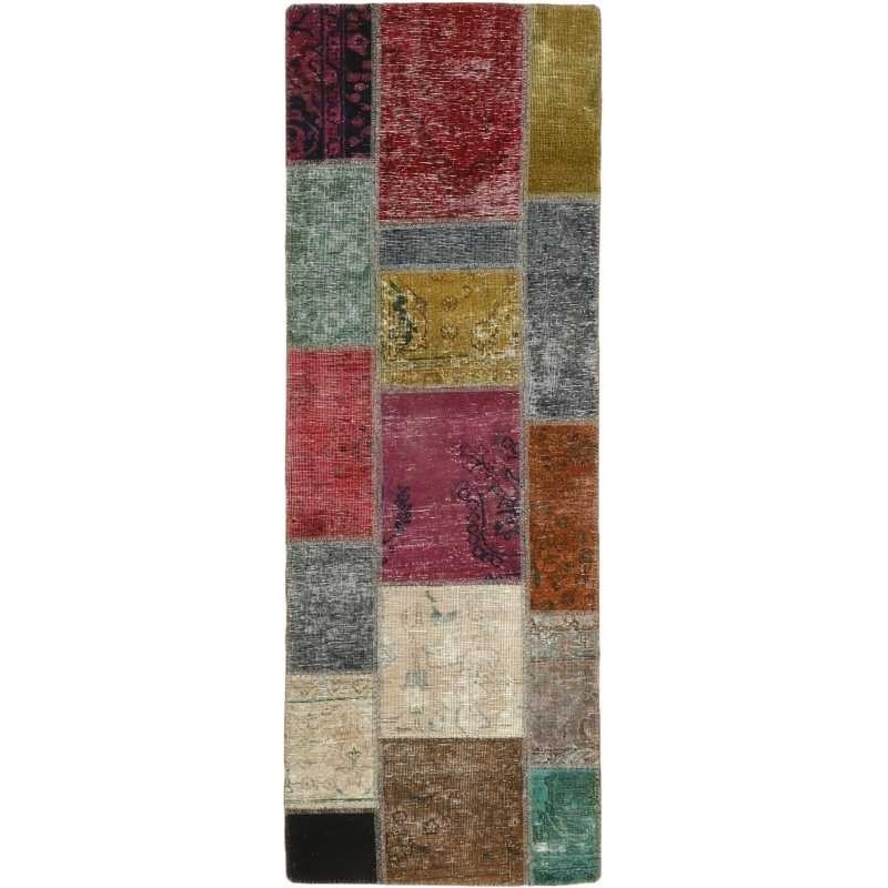 tappeto persia vintage patchwork cm 70x200