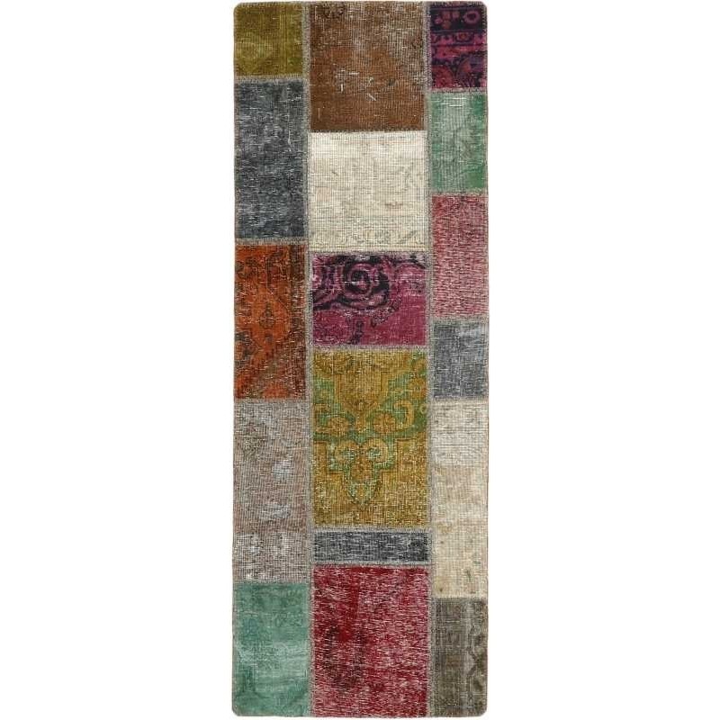 tappeto persia vintage patchwork cm 71x199
