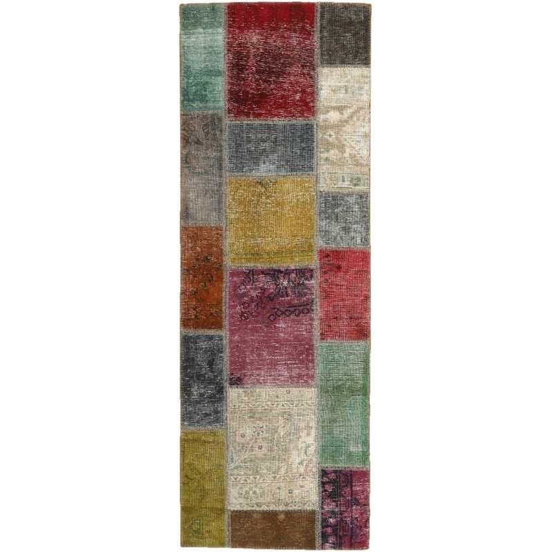 tappeto persia vintage patchwork cm 70x200