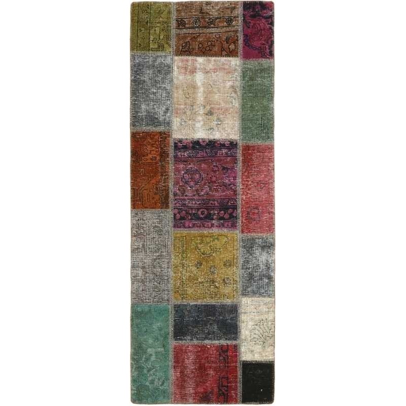tappeto persia vintage patchwork cm 70x197