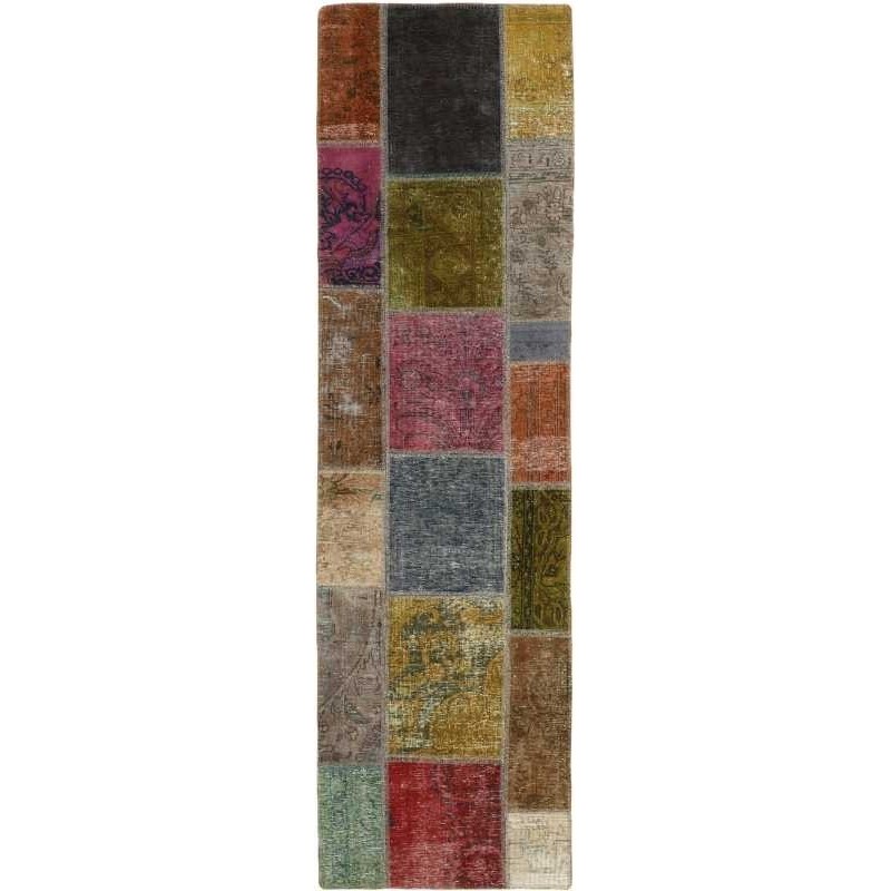 tappeto persia vintage patchwork cm 70x247