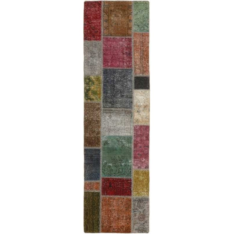 tappeto persia vintage patchwork cm 70x250