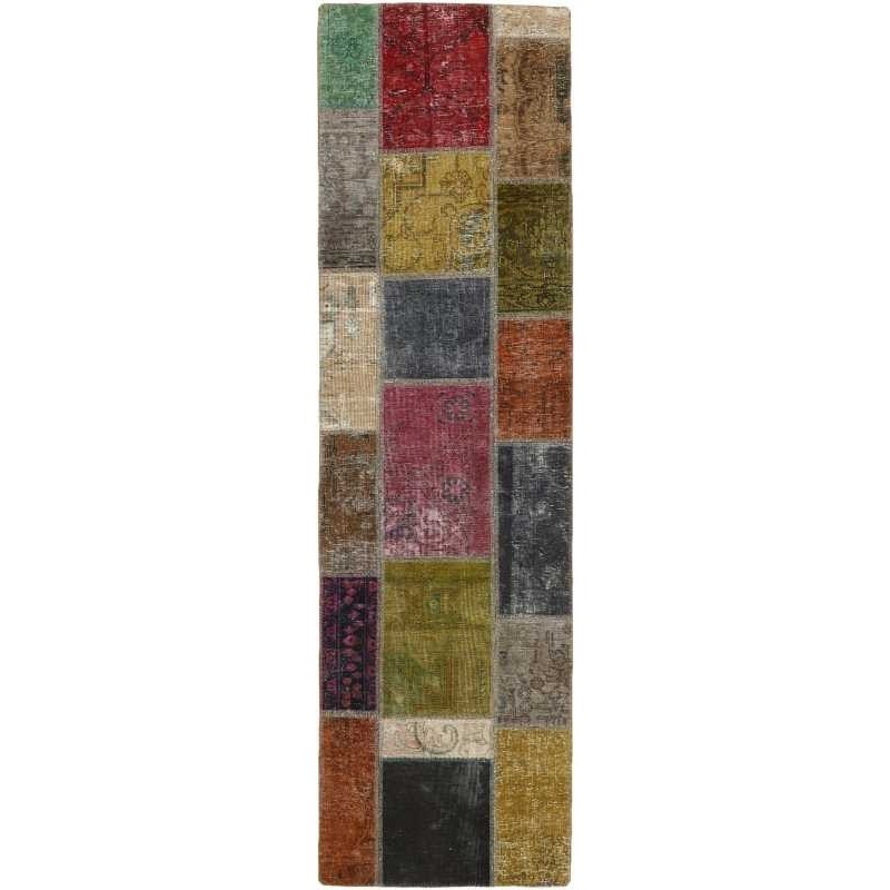 tappeto persia vintage patchwork cm 70x248