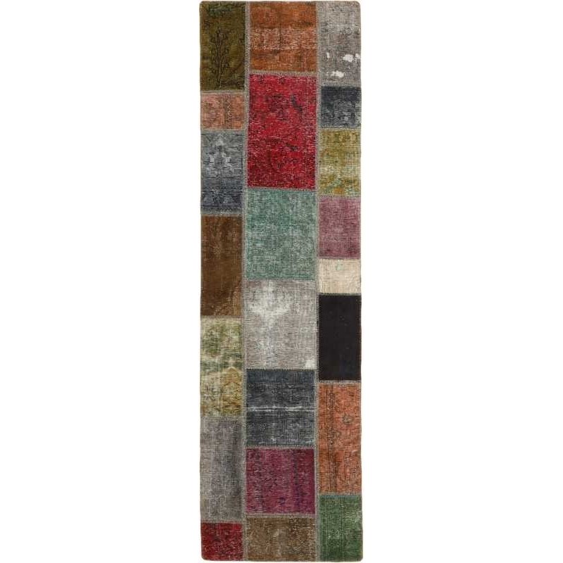 tappeto persia vintage patchwork cm 70x248