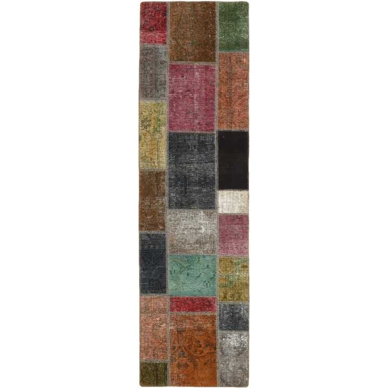 tappeto persia vintage patchwork cm 70x249