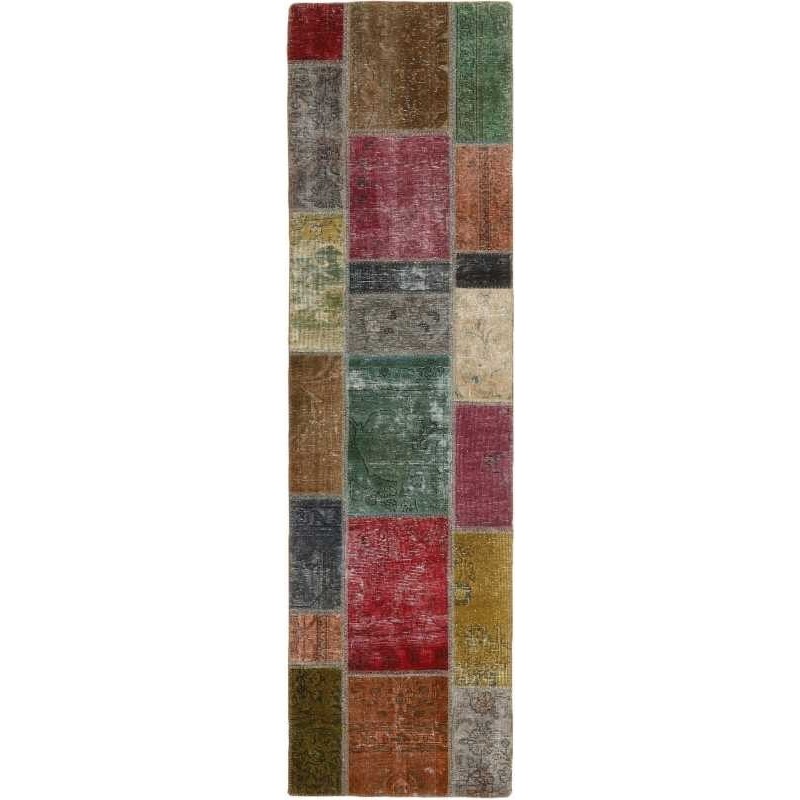 tappeto persia vintage patchwork cm 70x249