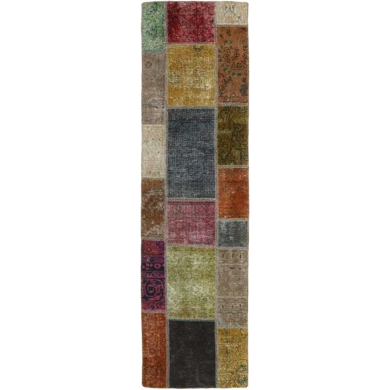 tappeto persia vintage patchwork cm 70x247