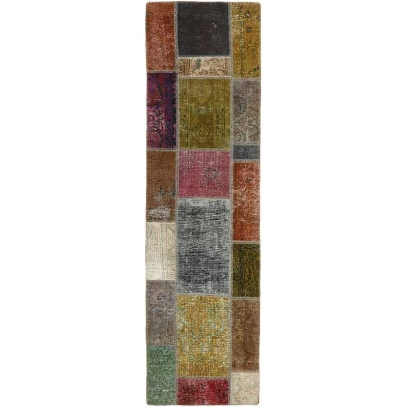 tappeto persia vintage patchwork cm 70x249