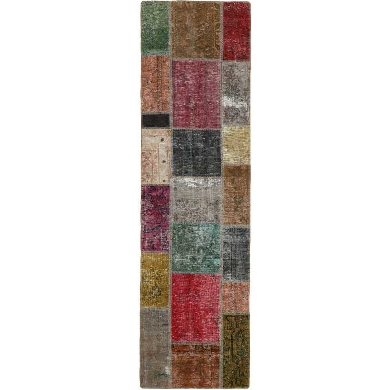 tappeto persia vintage patchwork cm 70x248