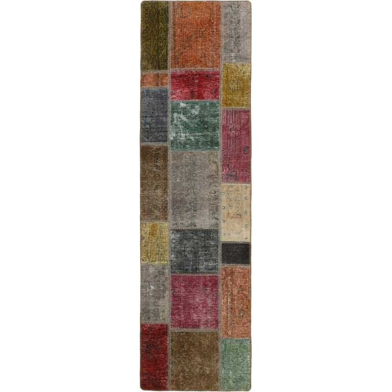 tappeto persia vintage patchwork cm 70x247