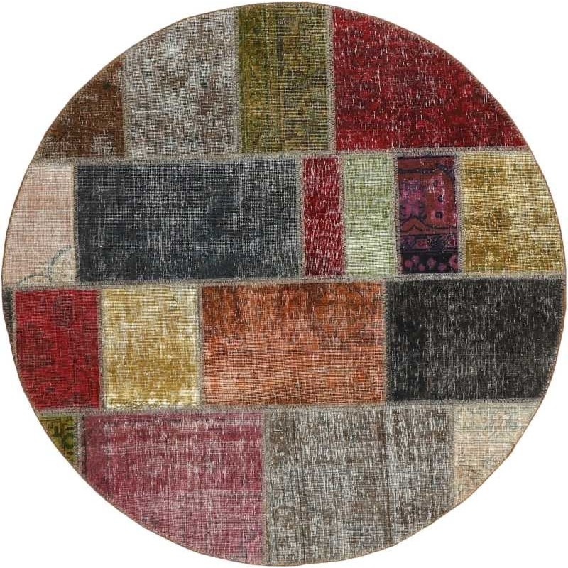 tappeto persia vintage patchwork cm 150x150
