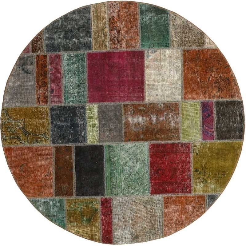 tappeto persia vintage patchwork cm 200x200