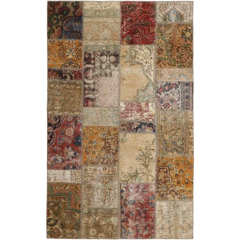 tappeto persia vintage patchwork cm 132x209