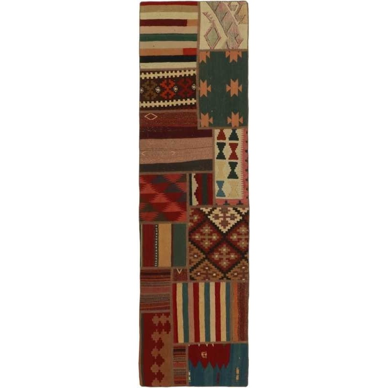 tappeto persia tekkeh kelim cm 70x251