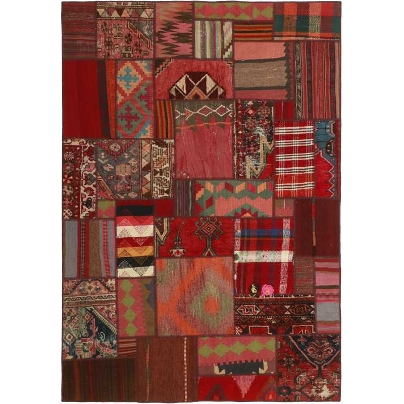 tappeto persia vintage patchwork cm 141x201