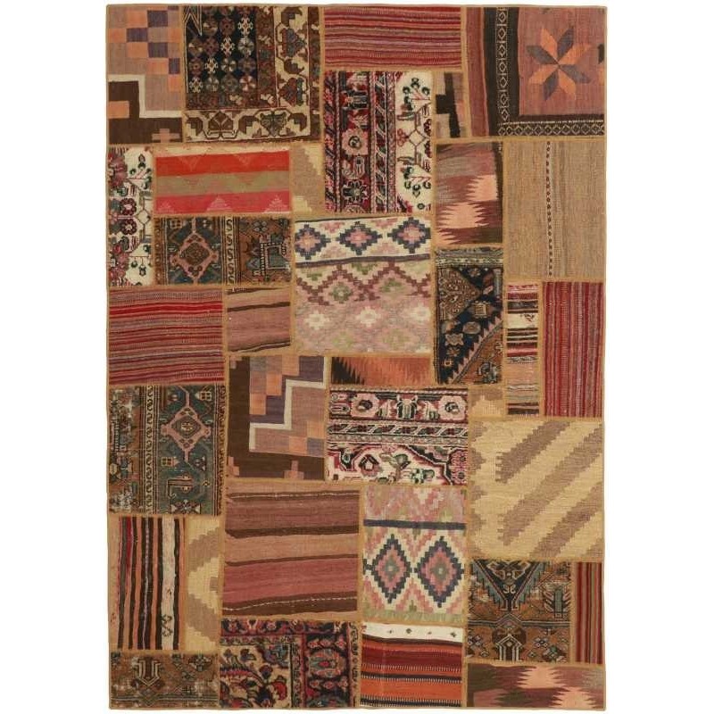 tappeto persia vintage patchwork cm 141x201