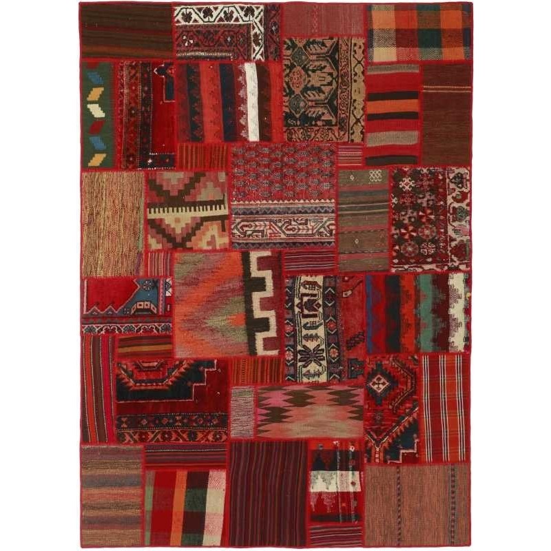 tappeto persia vintage patchwork cm 141x201