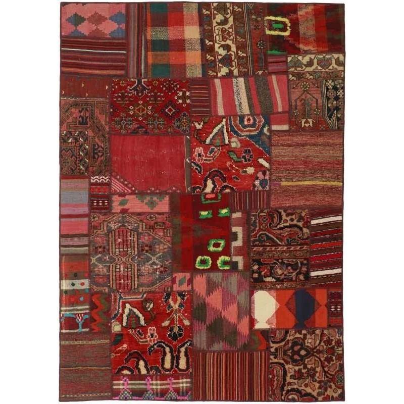 tappeto persia vintage patchwork cm 141x201