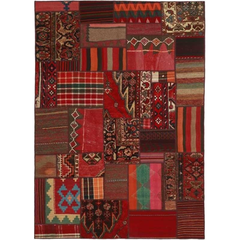 tappeto persia vintage patchwork cm 141x201