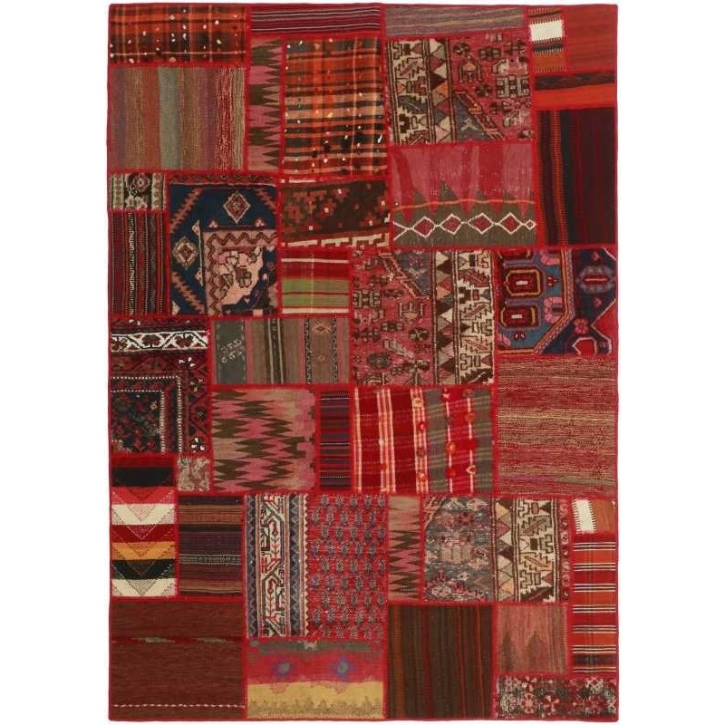 tappeto persia vintage patchwork cm 141x201