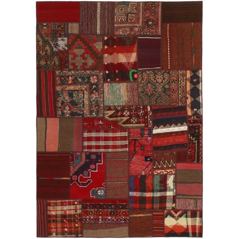 tappeto persia vintage patchwork cm 141x201
