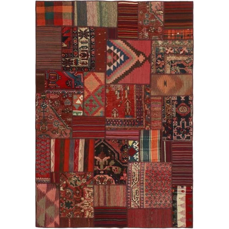 tappeto persia vintage patchwork cm 141x201