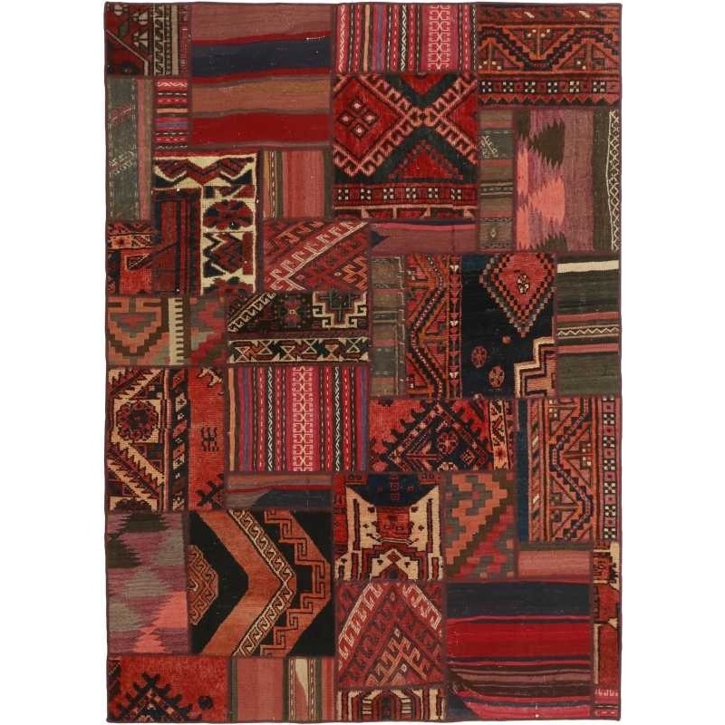 tappeto persia vintage patchwork cm 141x200