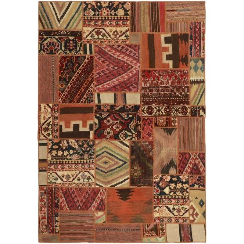 tappeto persia vintage patchwork cm 141x202