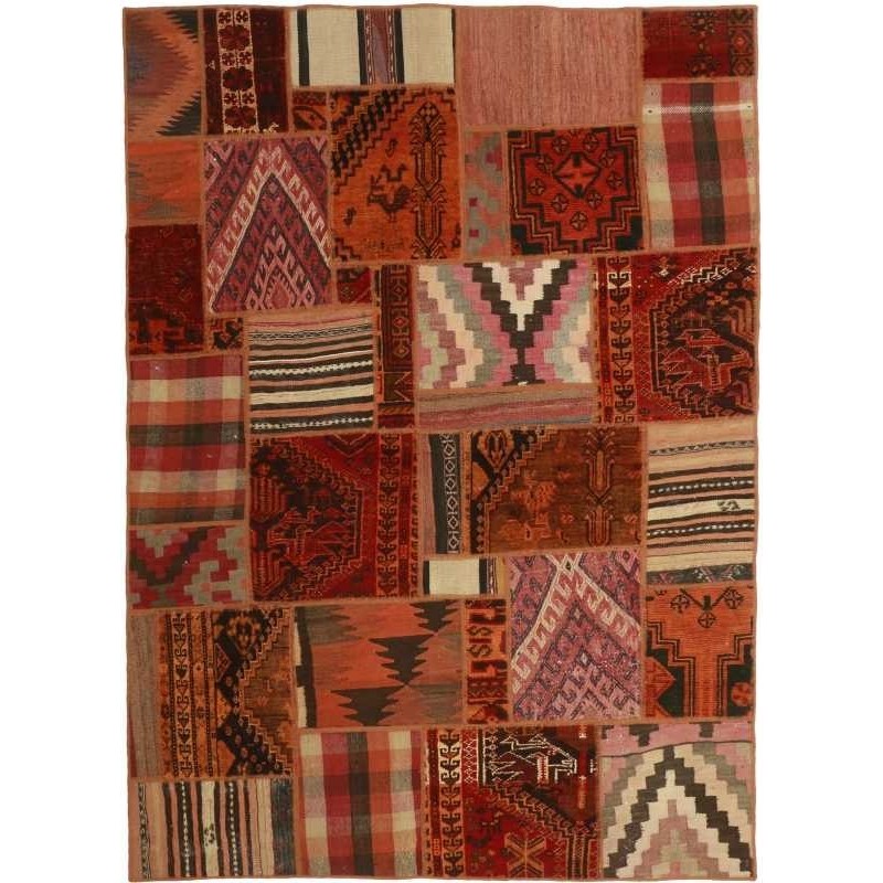 tappeto persia vintage patchwork cm 142x202