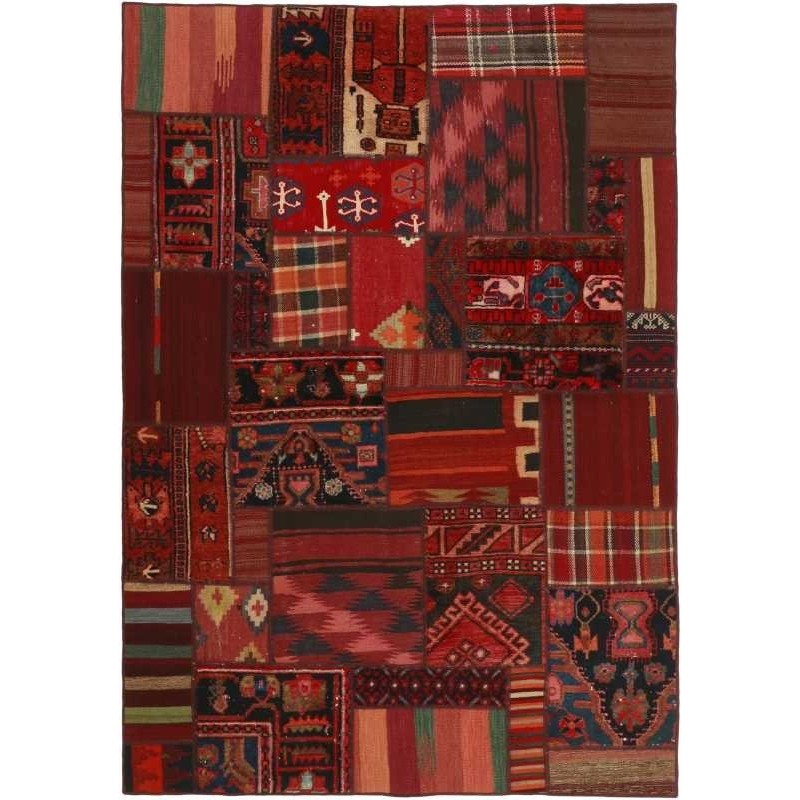 tappeto persia vintage patchwork cm 142x202