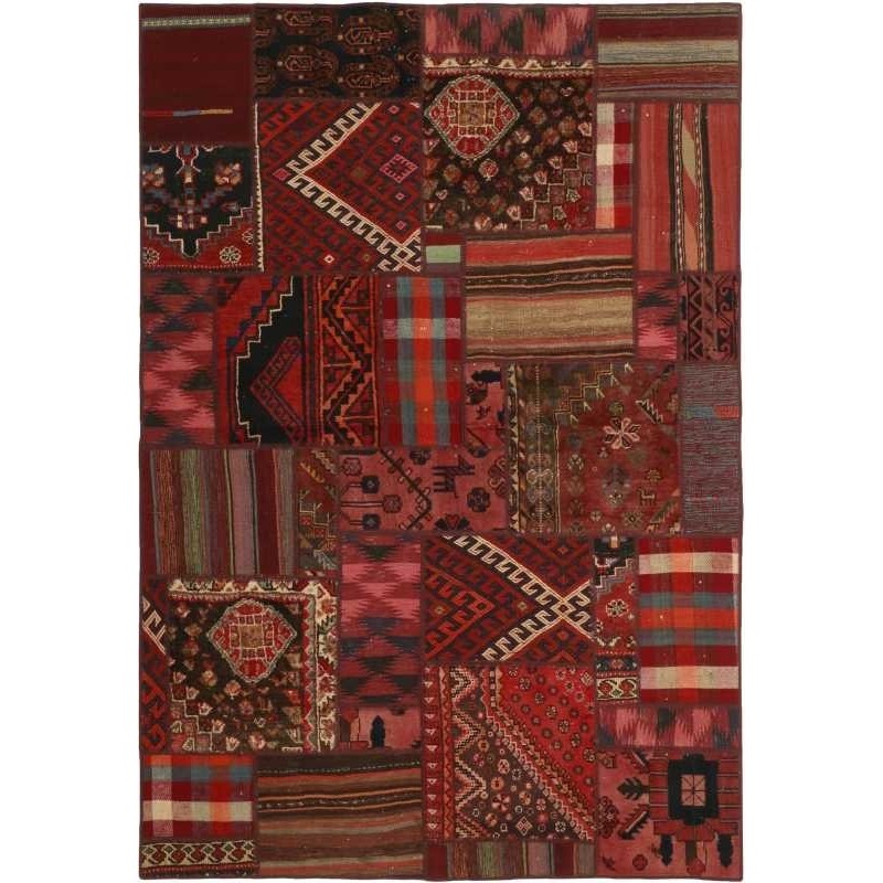 tappeto persia vintage patchwork cm 142x202