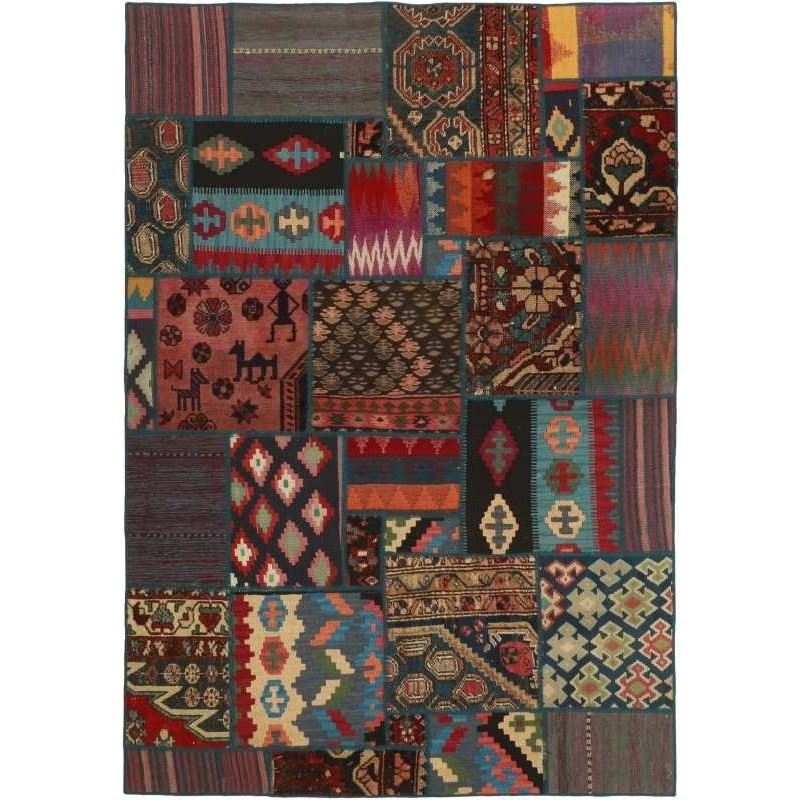 tappeto persia vintage patchwork cm 142x202