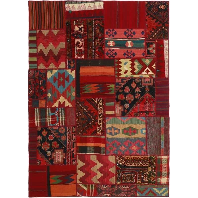 tappeto persia vintage patchwork cm 142x202