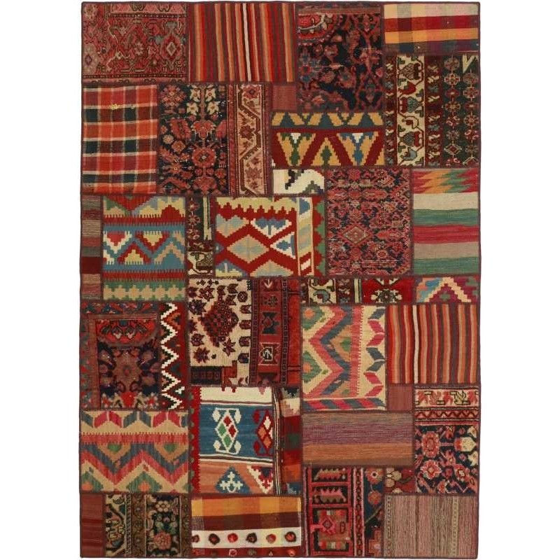 tappeto persia vintage patchwork cm 142x201