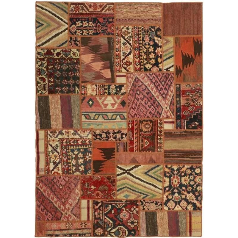 tappeto persia vintage patchwork cm 142x202