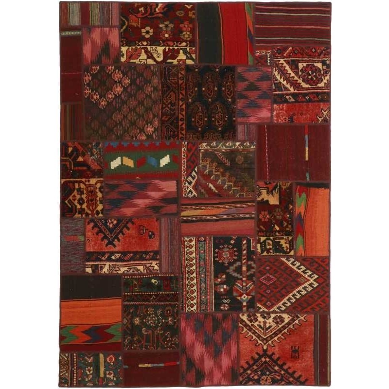 tappeto persia vintage patchwork cm 142x202
