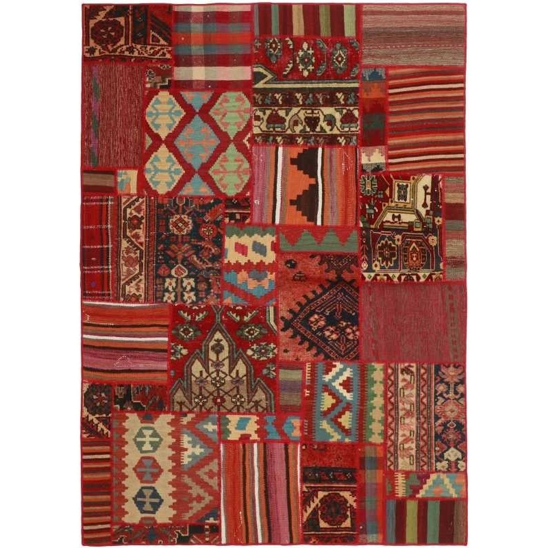 tappeto persia vintage patchwork cm 142x202